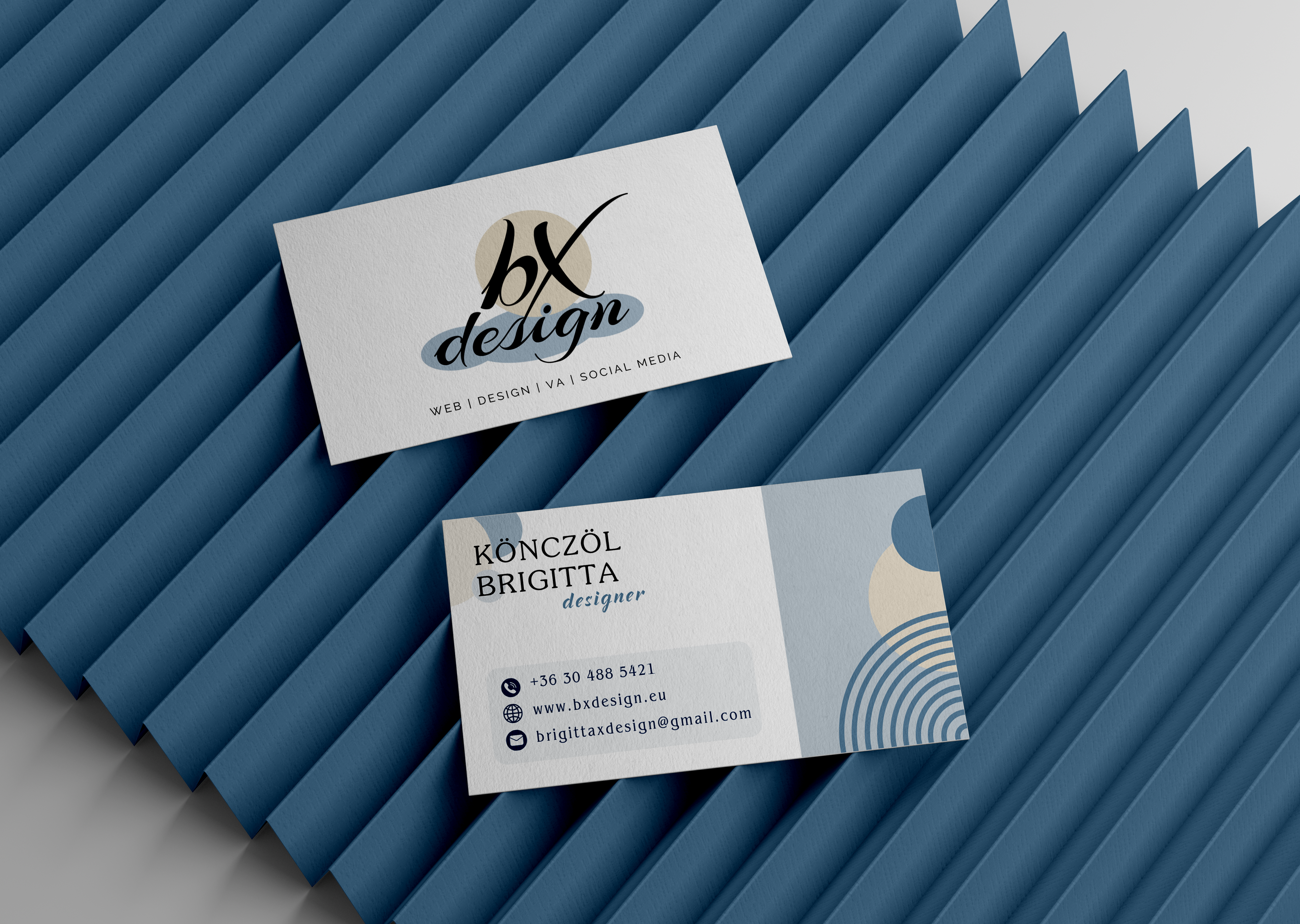 Business card graphic design